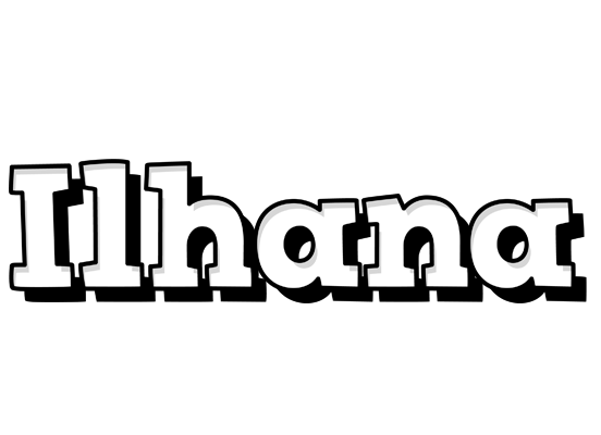 Ilhana snowing logo