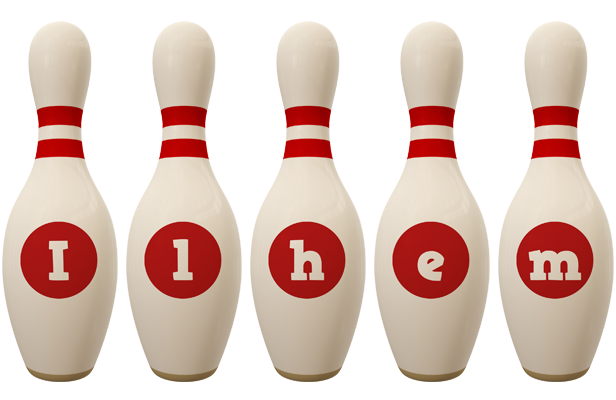 Ilhem bowling-pin logo
