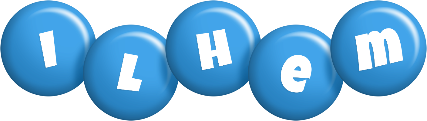 Ilhem candy-blue logo