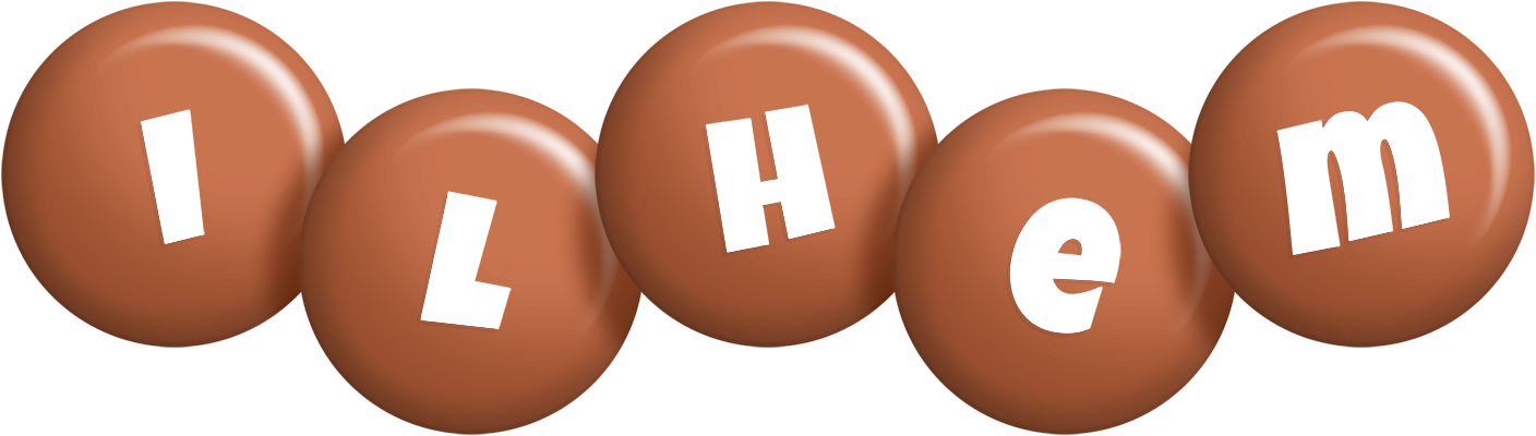 Ilhem candy-brown logo