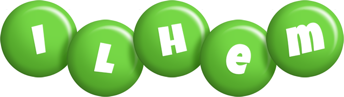 Ilhem candy-green logo