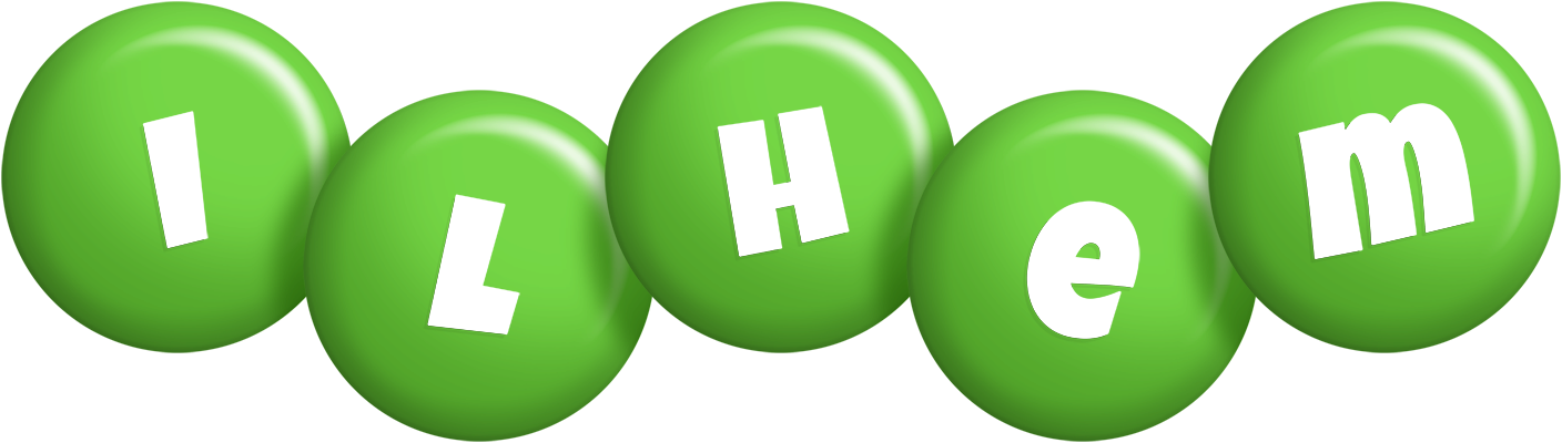 Ilhem candy-green logo