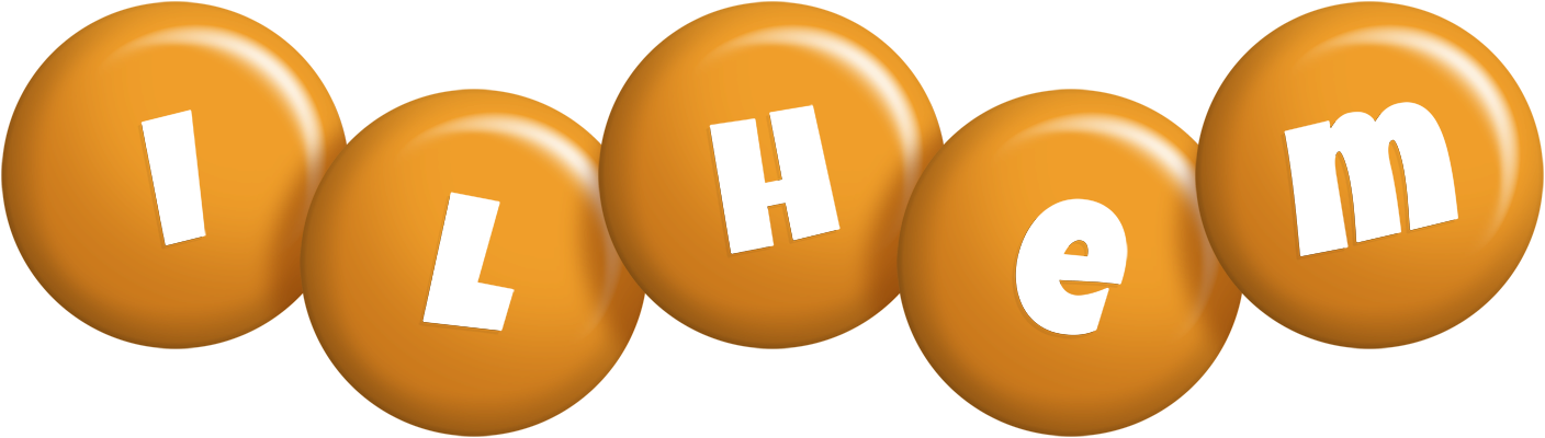 Ilhem candy-orange logo