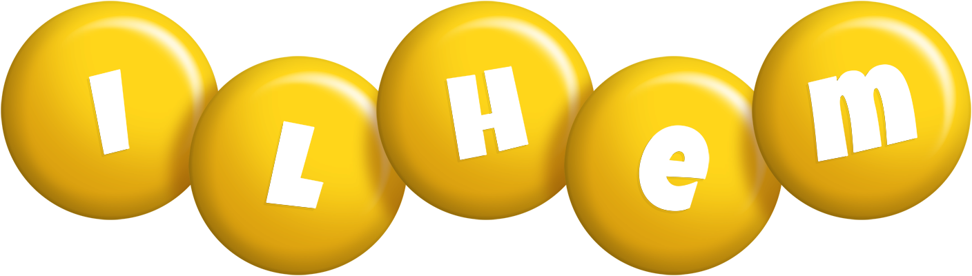 Ilhem candy-yellow logo