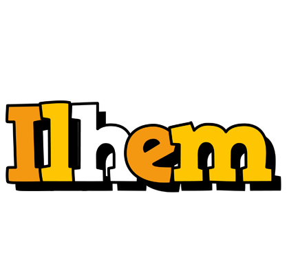 Ilhem cartoon logo
