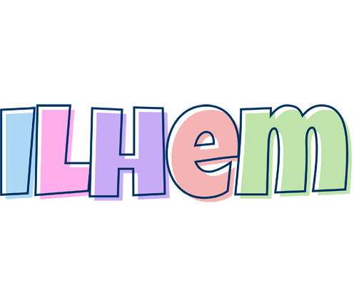 Ilhem pastel logo