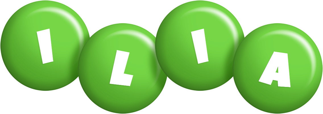 Ilia candy-green logo