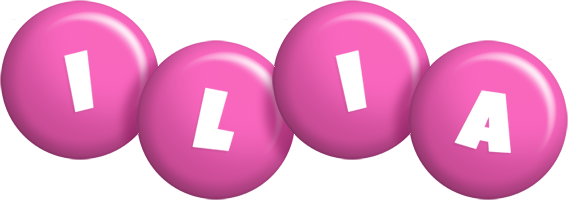 Ilia candy-pink logo