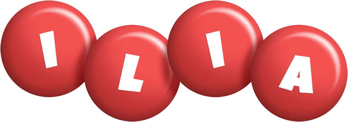 Ilia candy-red logo