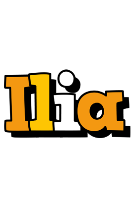 Ilia cartoon logo