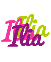 Ilia flowers logo