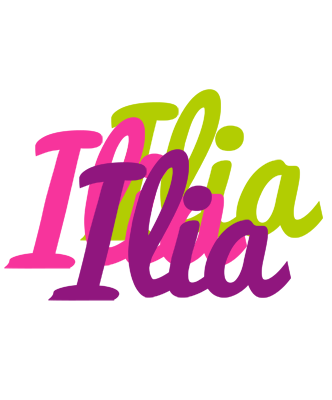 Ilia flowers logo