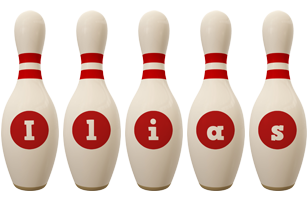 Ilias bowling-pin logo