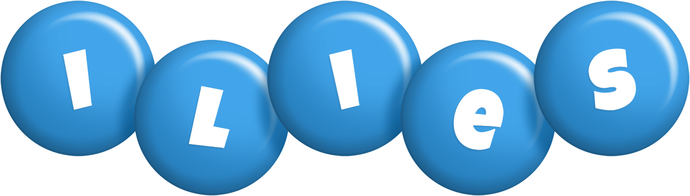 Ilies candy-blue logo