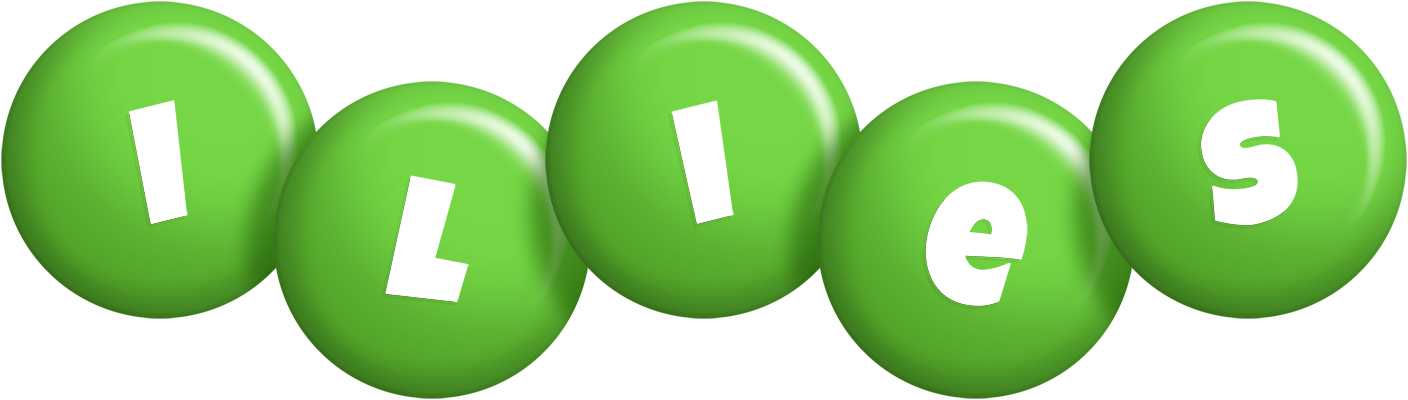 Ilies candy-green logo
