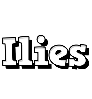 Ilies snowing logo