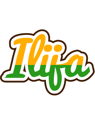 Ilija banana logo