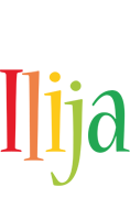 Ilija birthday logo