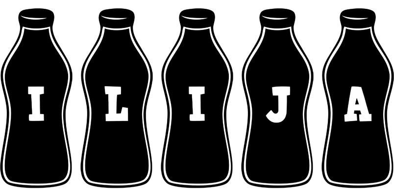 Ilija bottle logo