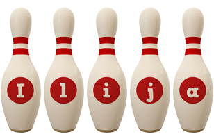 Ilija bowling-pin logo