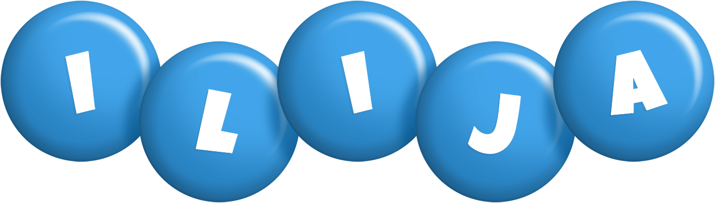 Ilija candy-blue logo