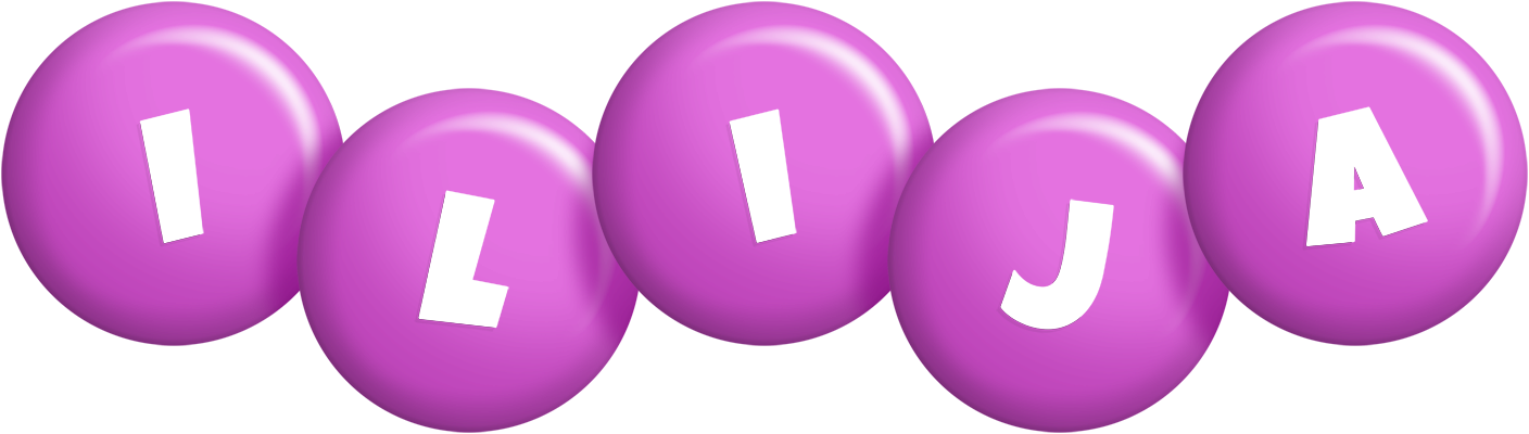 Ilija candy-purple logo