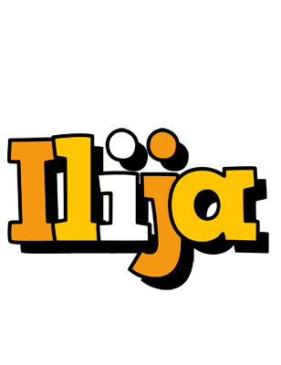 Ilija cartoon logo