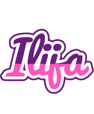 Ilija cheerful logo