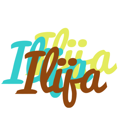 Ilija cupcake logo