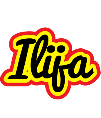 Ilija flaming logo