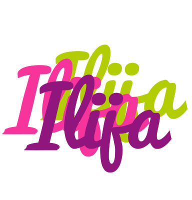 Ilija flowers logo