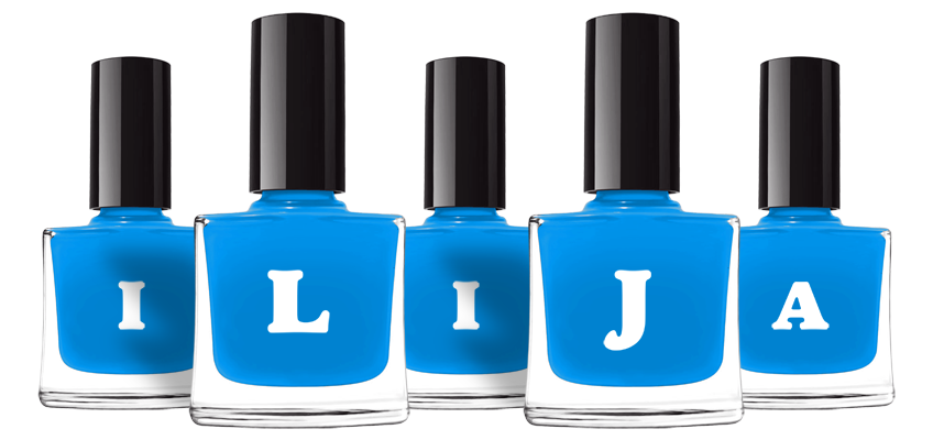 Ilija glossy logo