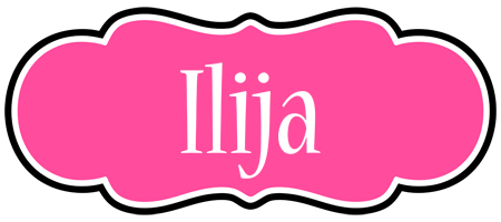 Ilija invitation logo