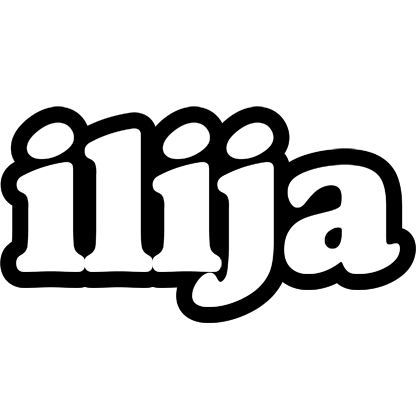 Ilija panda logo