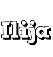 Ilija snowing logo