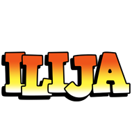 Ilija sunset logo