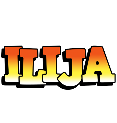 Ilija sunset logo