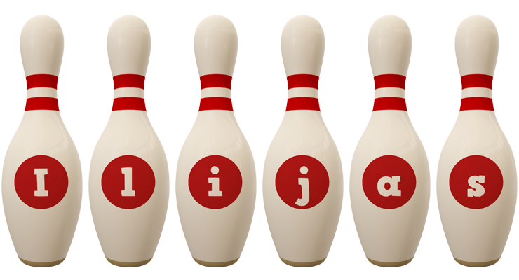 Ilijas bowling-pin logo