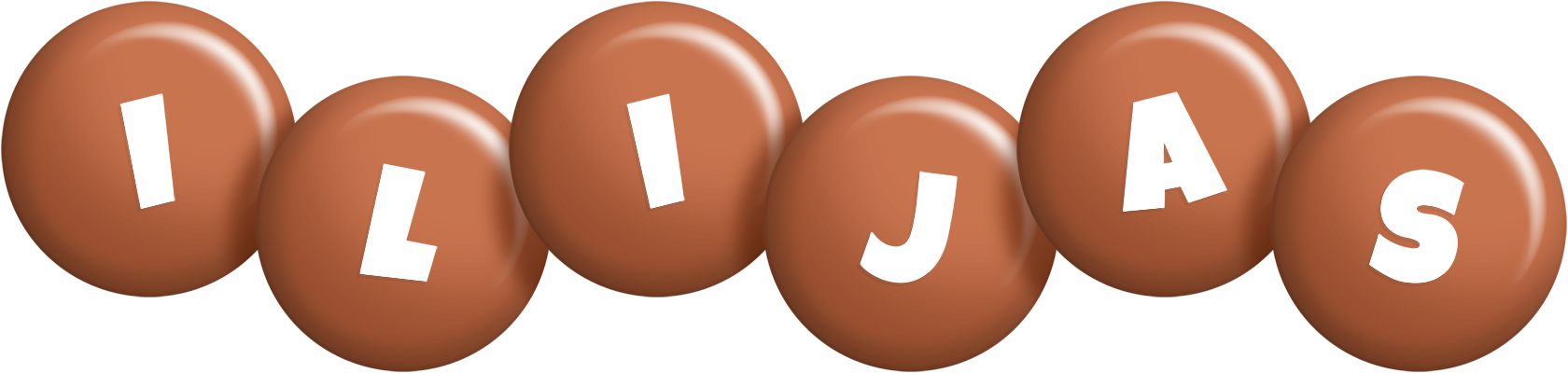 Ilijas candy-brown logo