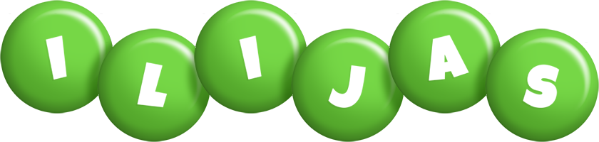Ilijas candy-green logo