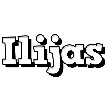 Ilijas snowing logo