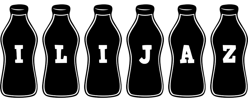 Ilijaz bottle logo