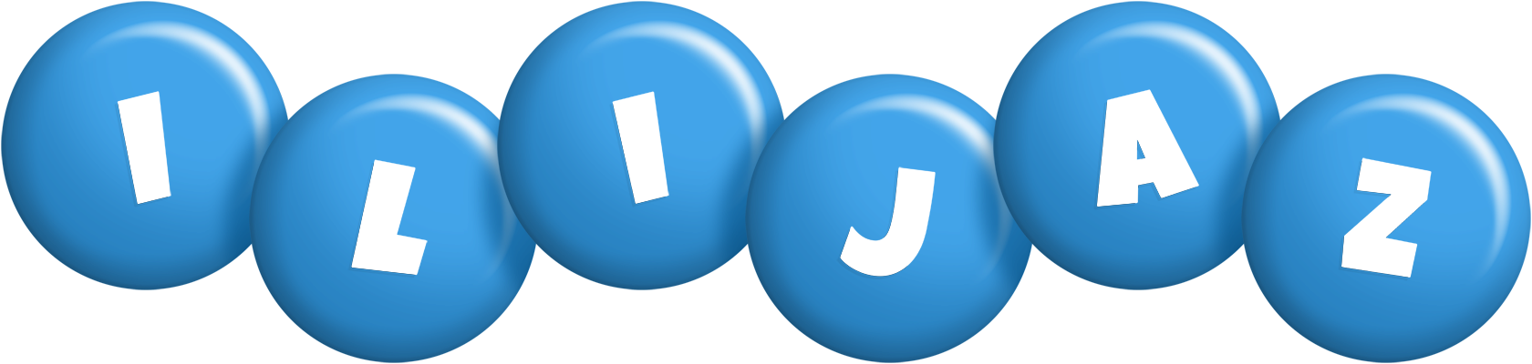 Ilijaz candy-blue logo