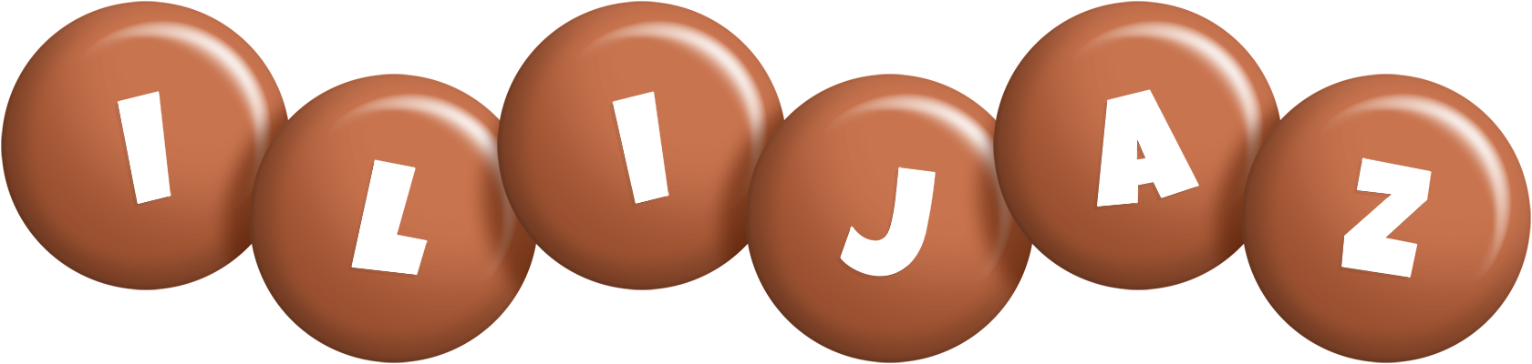 Ilijaz candy-brown logo