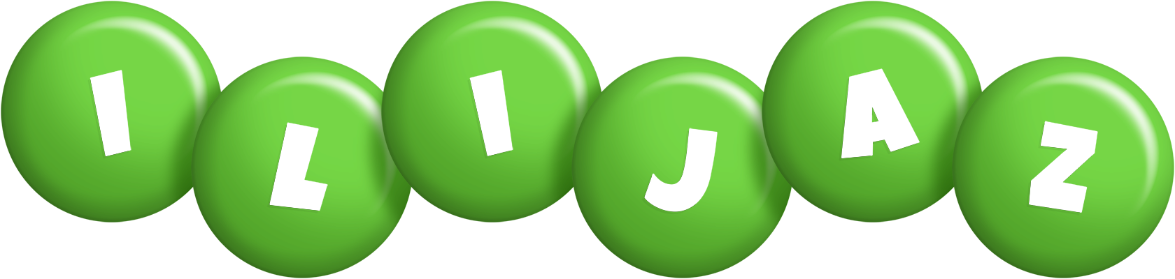 Ilijaz candy-green logo