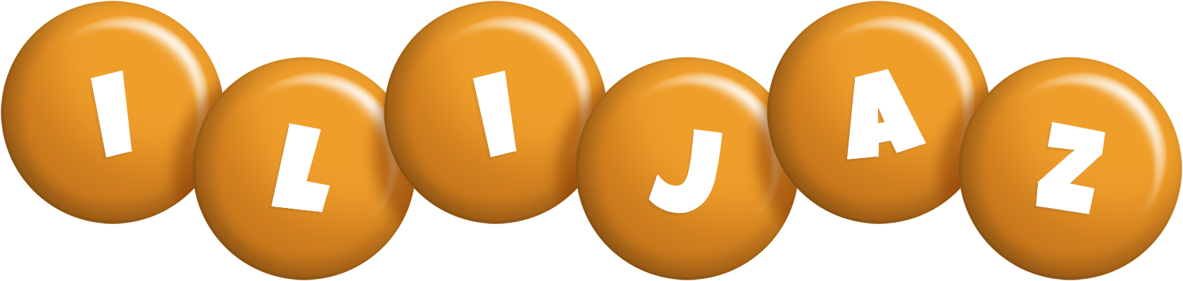Ilijaz candy-orange logo