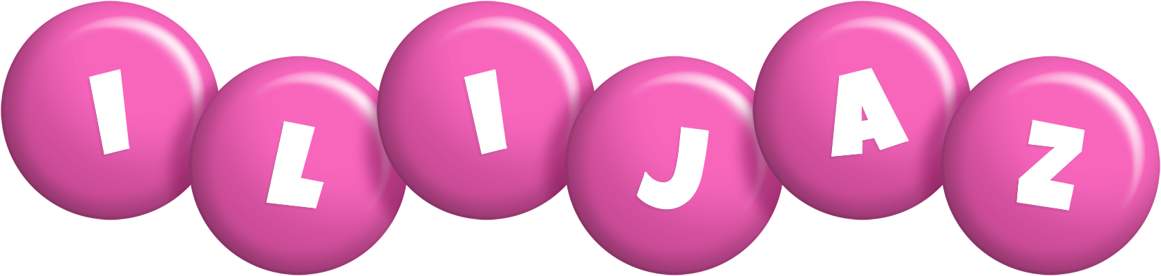 Ilijaz candy-pink logo