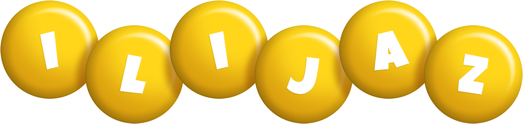Ilijaz candy-yellow logo