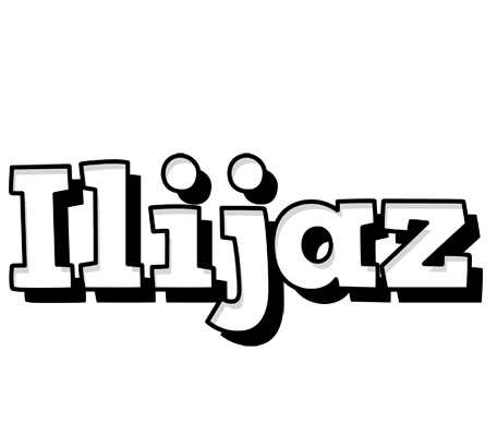Ilijaz snowing logo