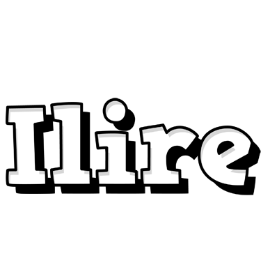Ilire snowing logo